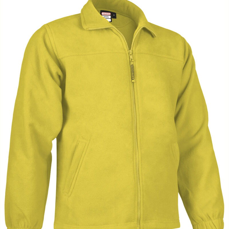 FPVADAKAM Fleece Jacket DAKOTA - Κίτρινο λεμονί