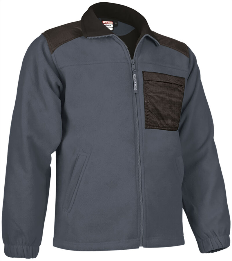 FPVANEVGN Fleece Jacket NEVADA - Cement Γκρι-Μαύρο
