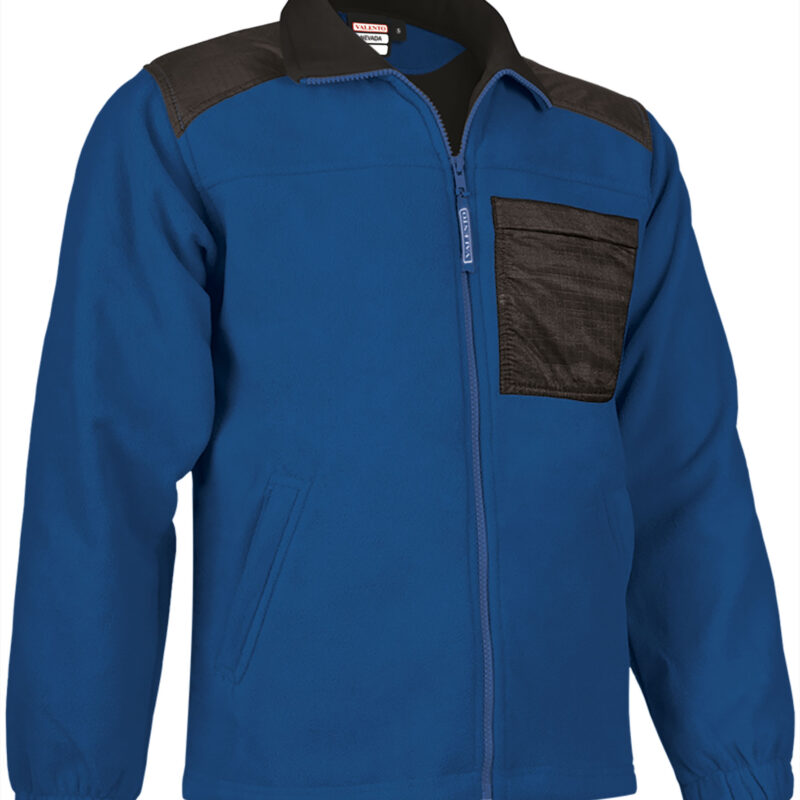Fleece Jacket NEVADA - Ρουά Μπλε-Μαύρο