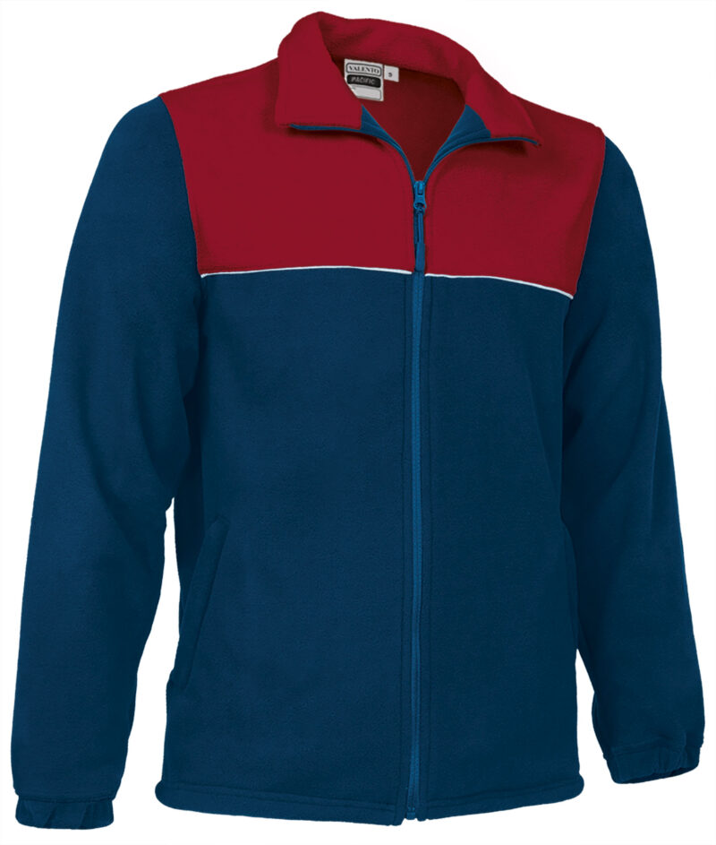 FPVAPACMR Fleece Jacket PACIFIC - Orion Μπλε σκούρο Μπλε-Lotto Κόκκινο-Λευκό