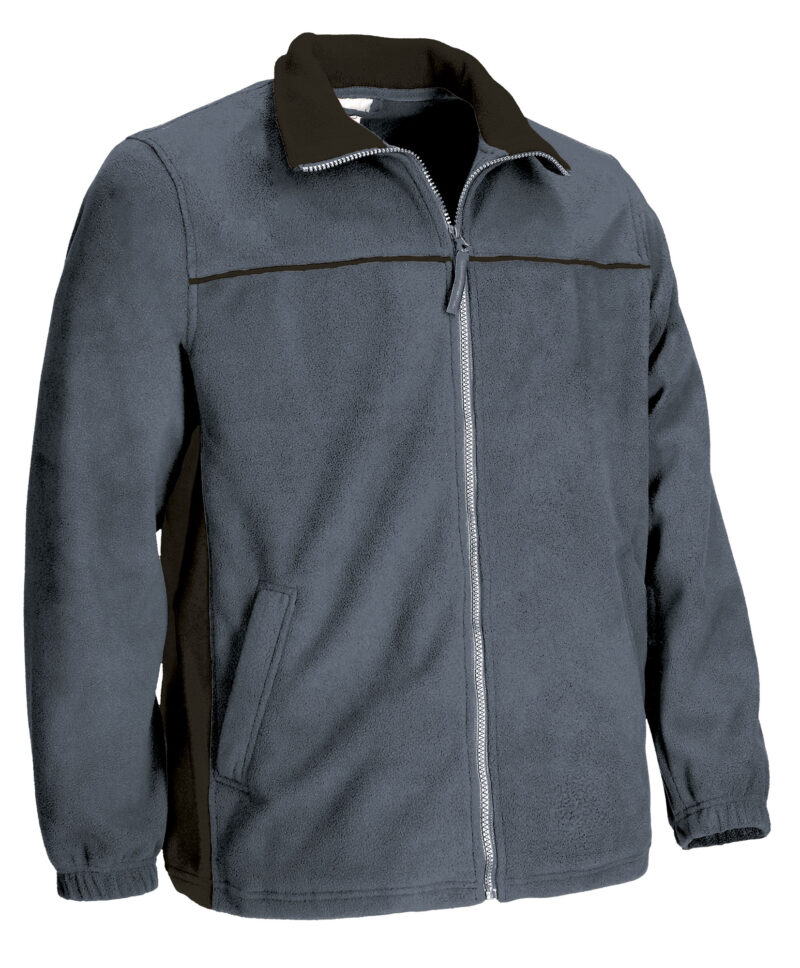 FPVATHUGE Fleece Jacket THUNDER - Cement Γκρι-Μαύρο