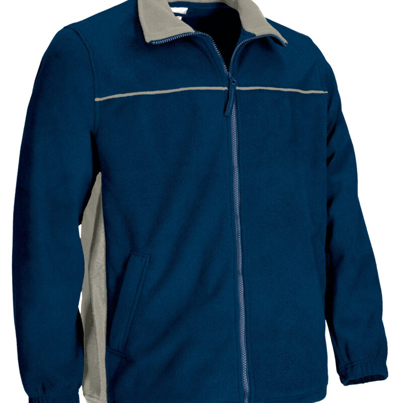 FPVATHUMB Fleece Jacket THUNDER - Orion Μπλε σκούρο Μπλε-Άμμος Μπεζ