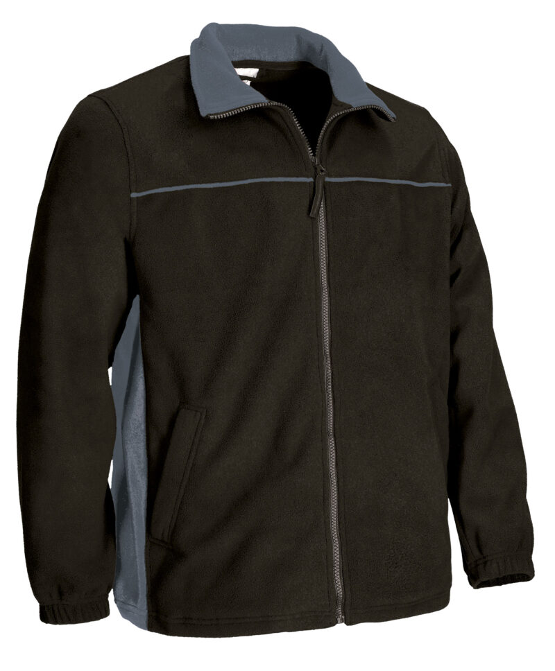FPVATHUNG Fleece Jacket THUNDER - Μαύρο-Cement Γκρι