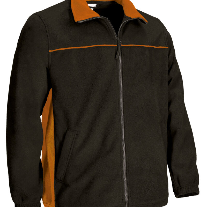 FPVATHUNN Fleece Jacket THUNDER - Μαύρο-Party Πορτοκαλί