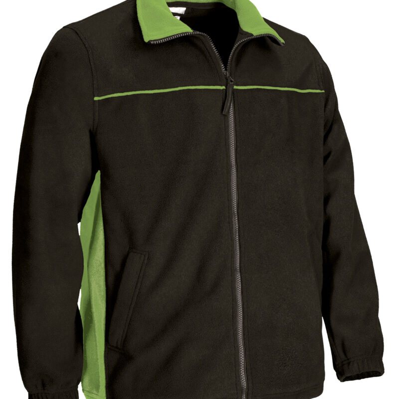 FPVATHUNV Fleece Jacket THUNDER - Μαύρο-Μήλο Πράσινο