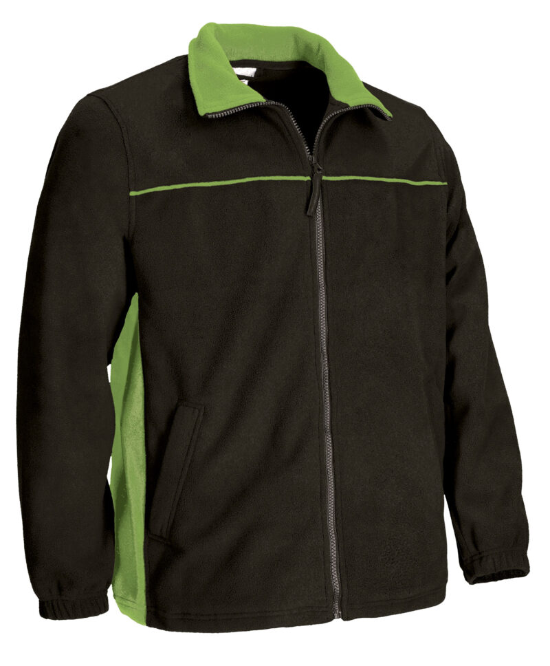 FPVATHUNV Fleece Jacket THUNDER - Μαύρο-Μήλο Πράσινο
