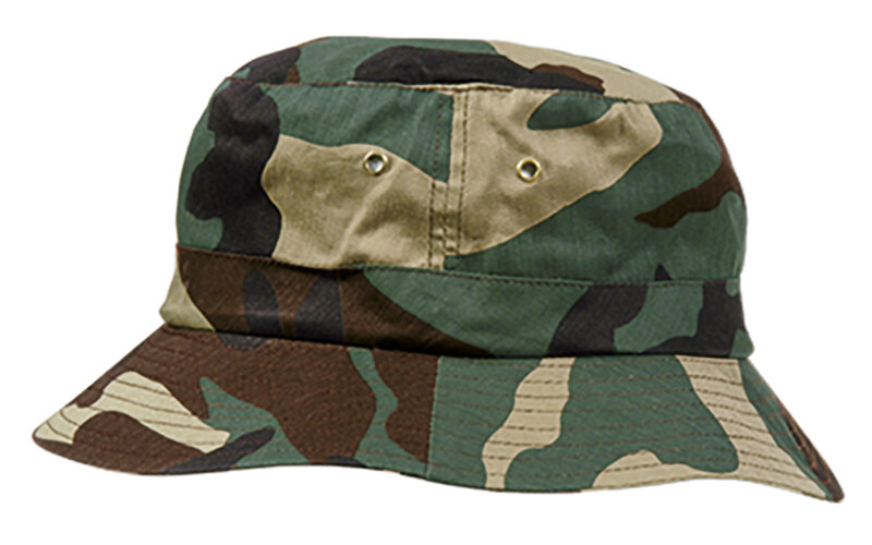GRVABOBCM Hat FISHER - Woodland Camouflage