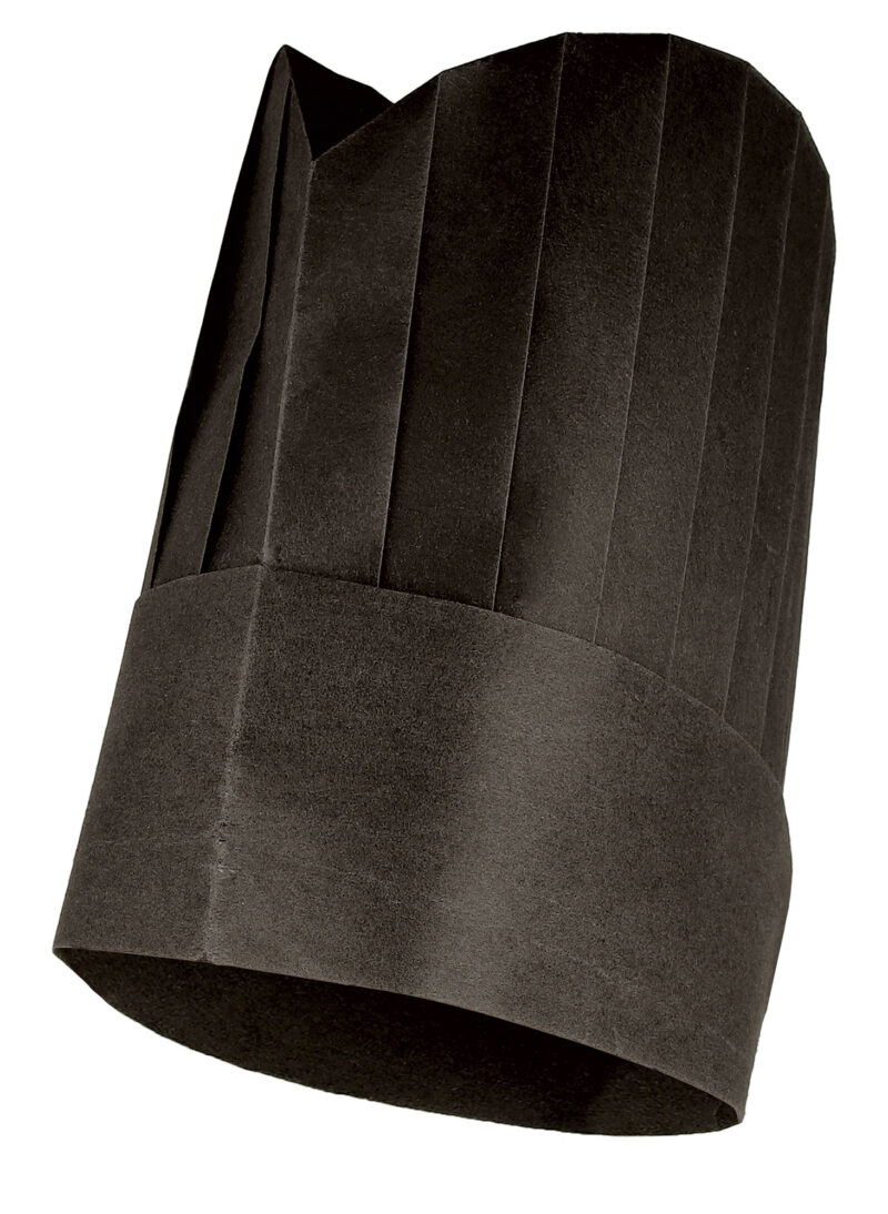 GRVASPONG Disposable Chef´s Hat SPOON - Μαύρο