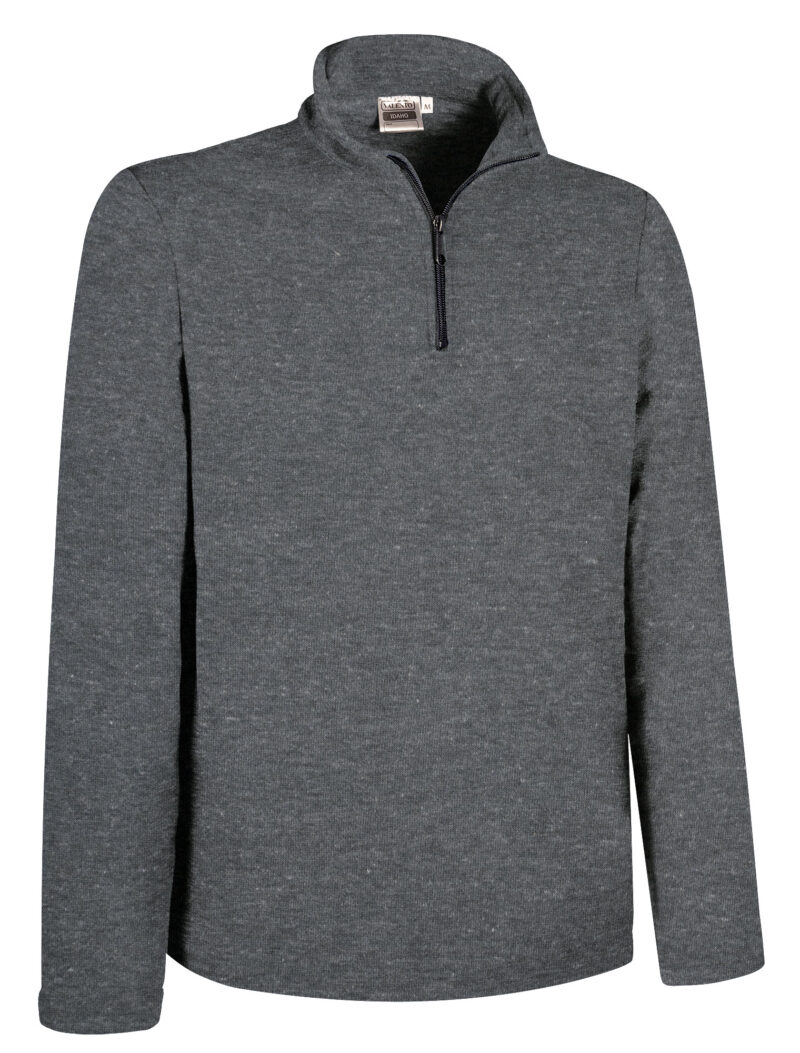 Fleece Sweater IDAHO - Anthracite Μελανζέ