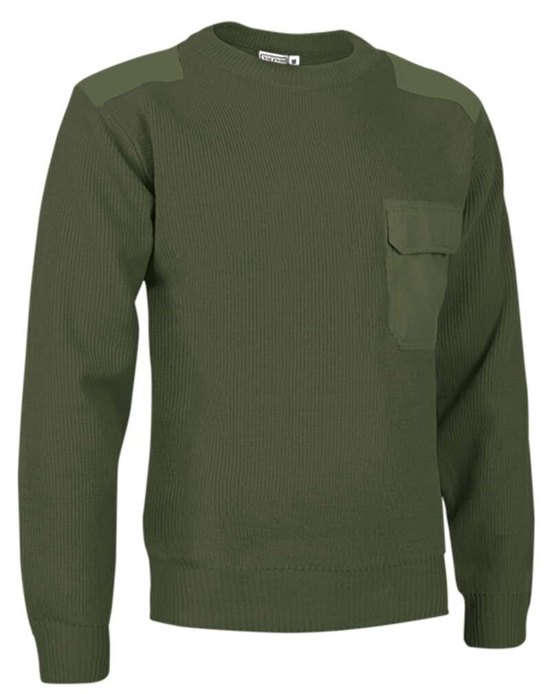 JEVARE1KK Sweater COMANDO - Χακί πράσινο