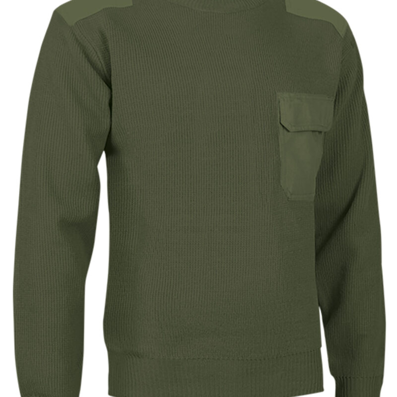 JEVARE1KK Sweater COMANDO - Χακί πράσινο