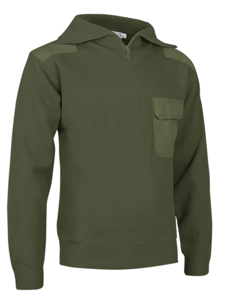 JEVARE2KK Sweater DRIVER - Χακί πράσινο