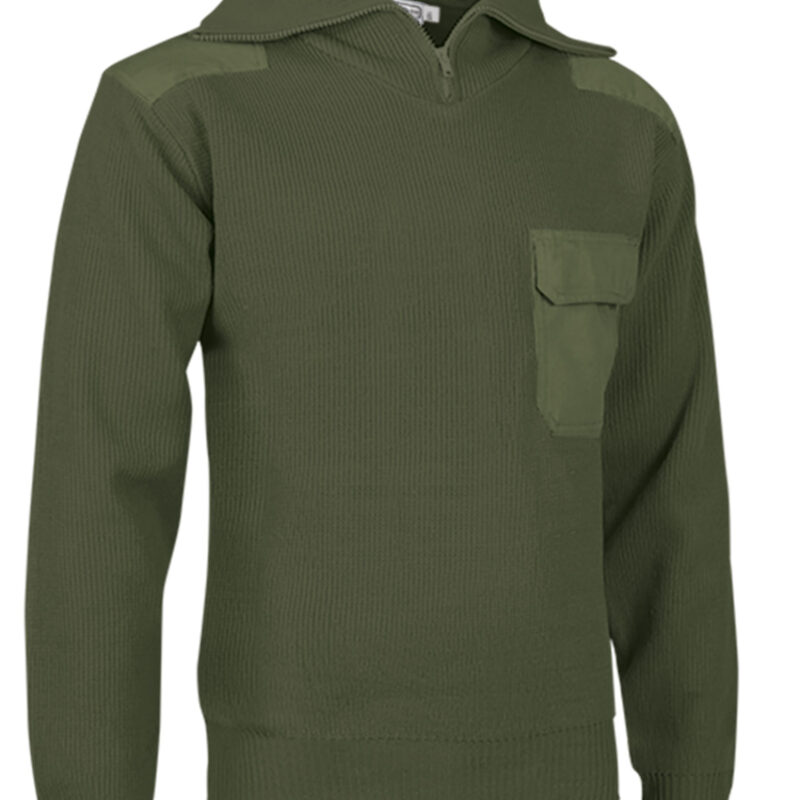 JEVARE2KK Sweater DRIVER - Χακί πράσινο
