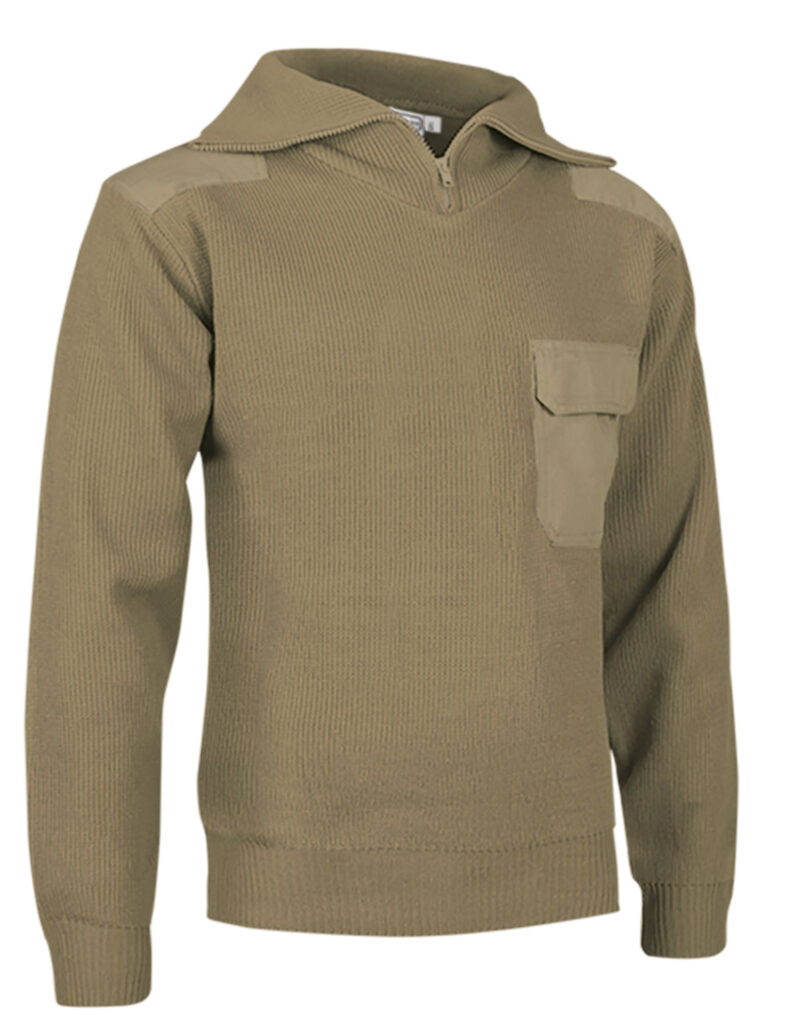 JEVARE2KM Sweater DRIVER - Καφέ camel