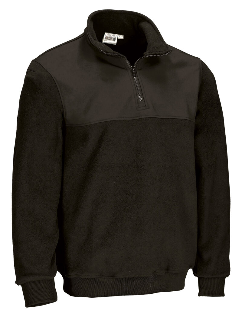 Fleece Sweater WILLIE - Μαύρο