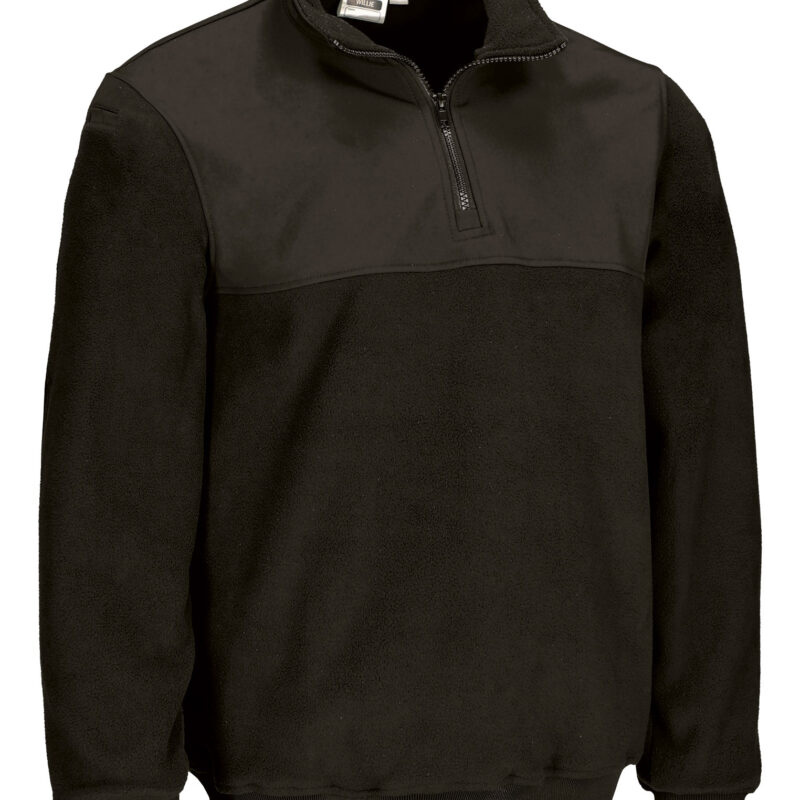 JEVAWILNG Fleece Sweater WILLIE - Μαύρο
