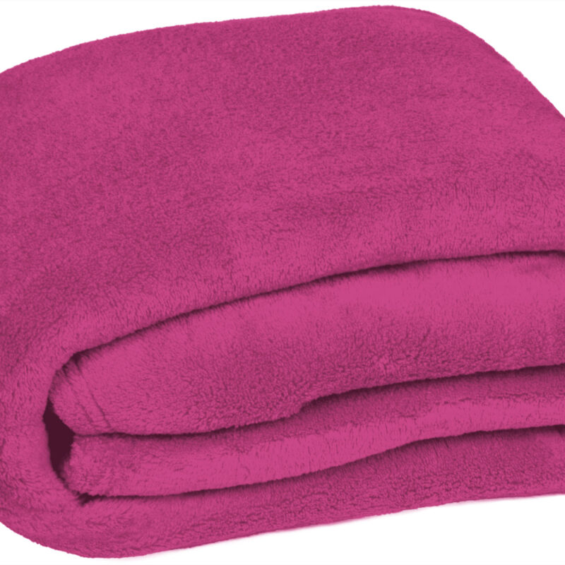 MTVACOUMG Blanket COUCH - Ροζ ματζέντα