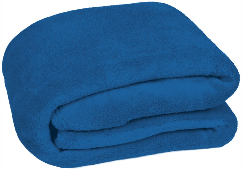MTVACOURY Blanket COUCH - Μπλε ρουά