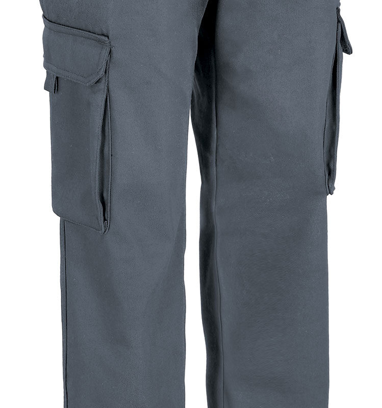 PAVABERGC Multi-Pocket Trousers BERGAMO - Cement Γκρι