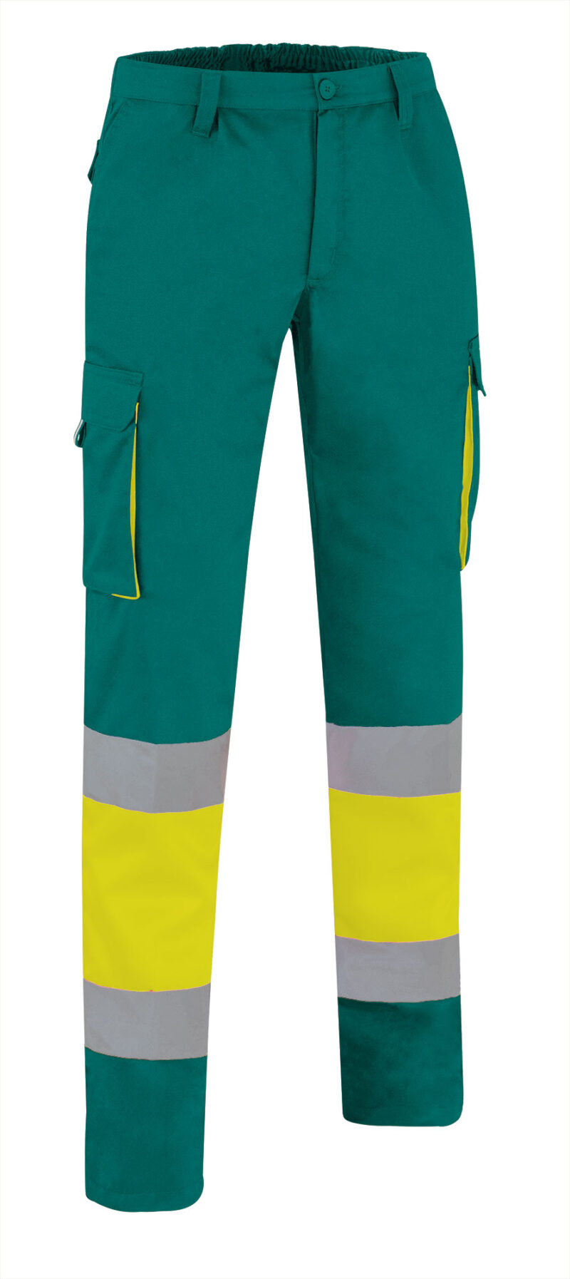 PAVAFACAE Υψηλής ορατότητας Trousers FACTORY - Fluo Κίτρινο-Amazon Πράσινο
