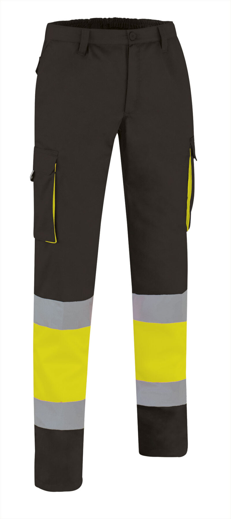PAVAFACAN Υψηλής ορατότητας Trousers FACTORY - Fluo Κίτρινο-Μαύρο