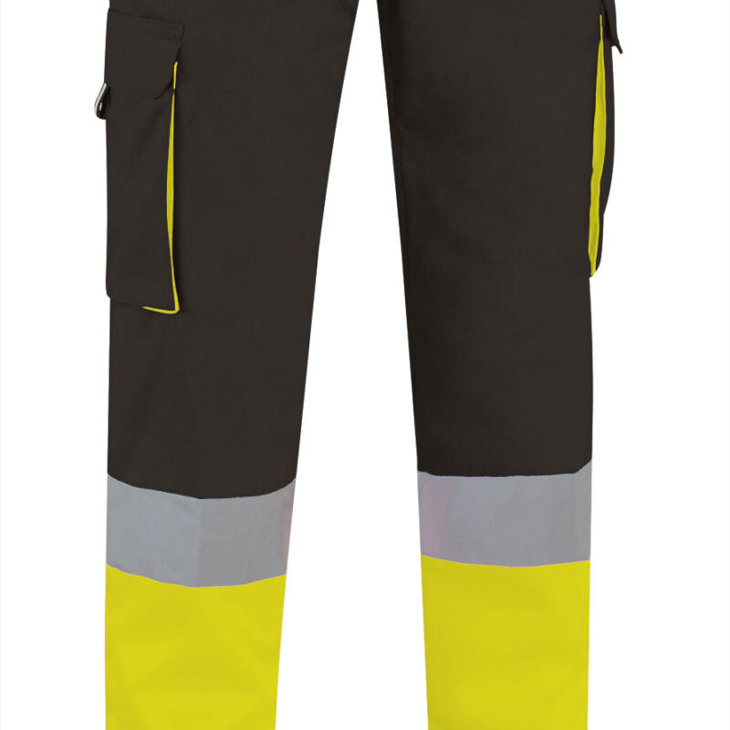 PAVAFACAN Υψηλής ορατότητας Trousers FACTORY - Fluo Κίτρινο-Μαύρο