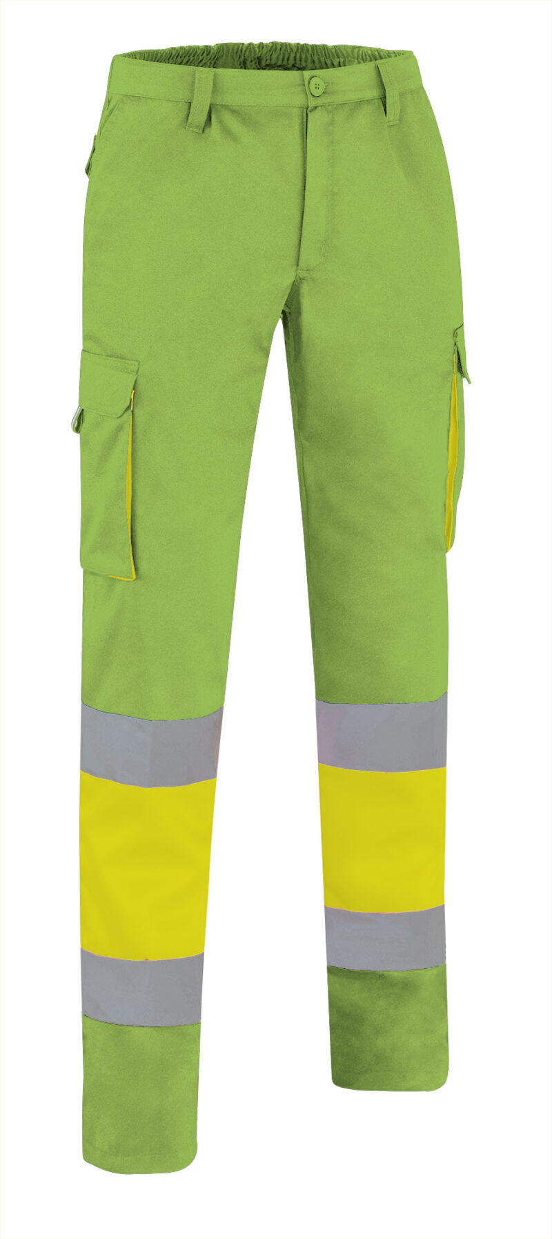 PAVAFACAP Υψηλής ορατότητας Trousers FACTORY - Fluo Κίτρινο-Μήλο Πράσινο