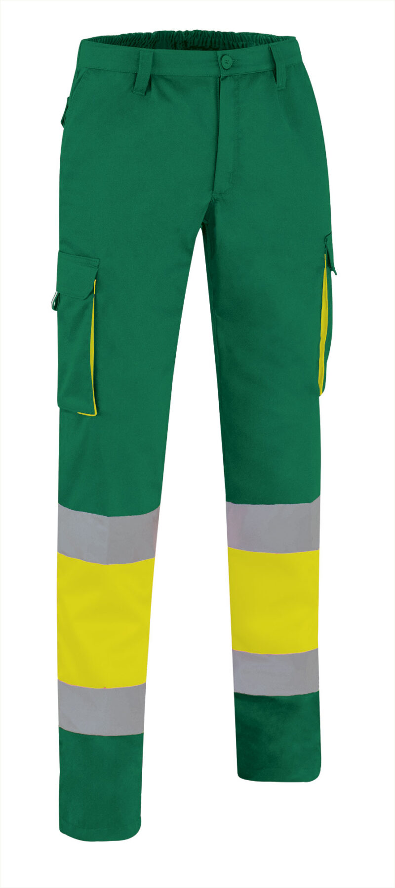 PAVAFACAV Υψηλής ορατότητας Trousers FACTORY - Fluo Κίτρινο-Kelly Πράσινο
