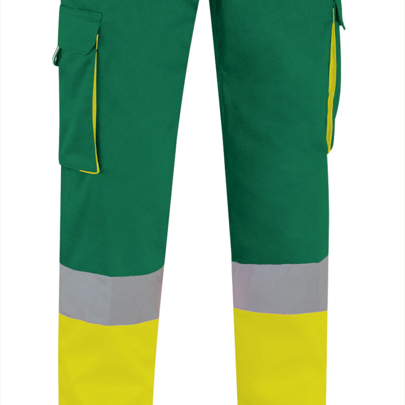 PAVAFACAV Υψηλής ορατότητας Trousers FACTORY - Fluo Κίτρινο-Kelly Πράσινο