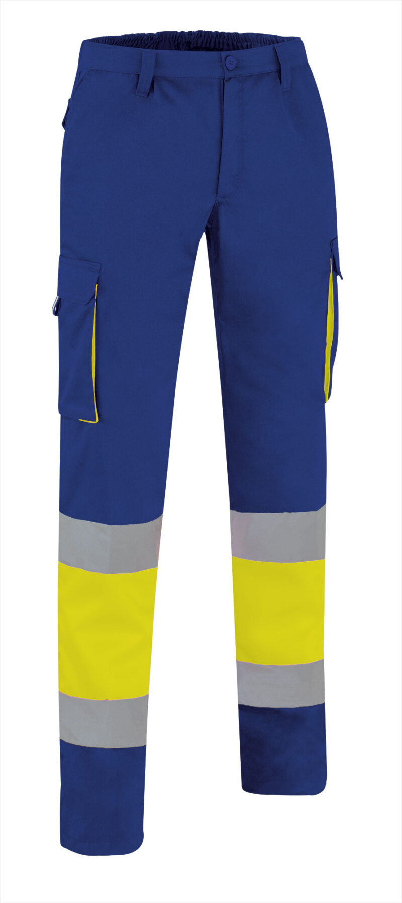 PAVAFACAZ Υψηλής ορατότητας Trousers FACTORY - Fluo Κίτρινο-Bluish Μπλε