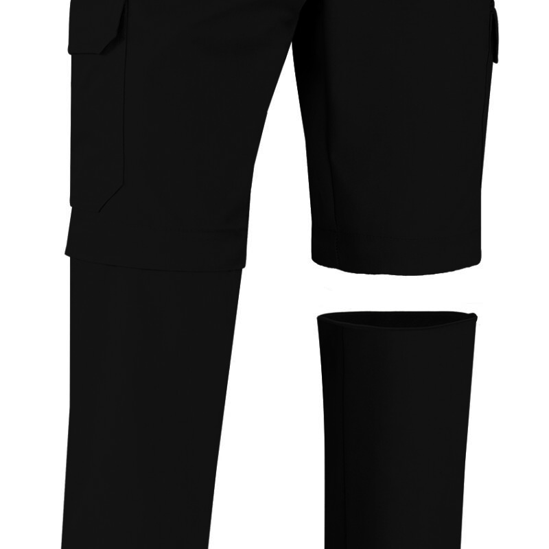 Detachable trousers LIVINGSTONE - Μαύρο