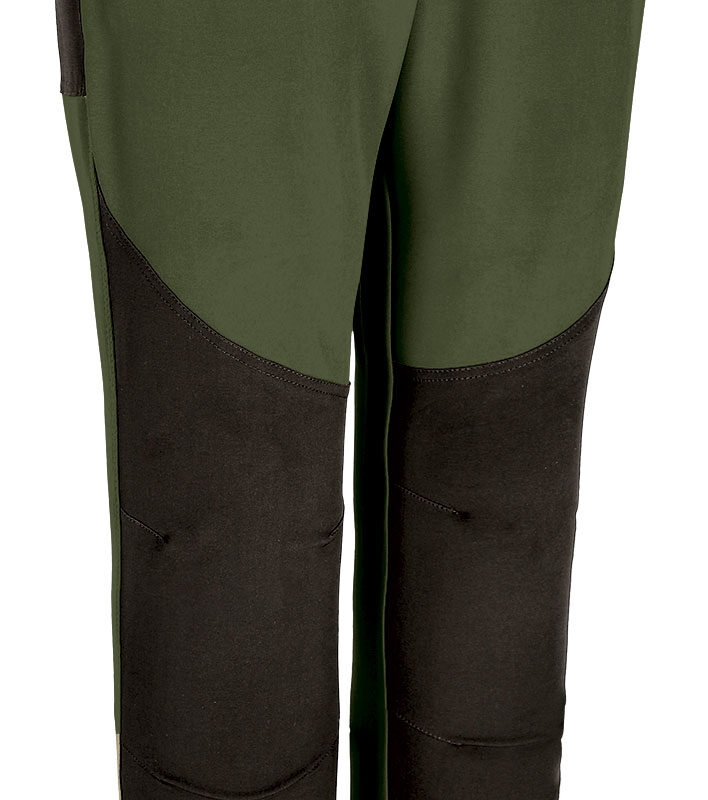 Trekking trousers MERIDIUM - Χακί Πράσινο-Μαύρο