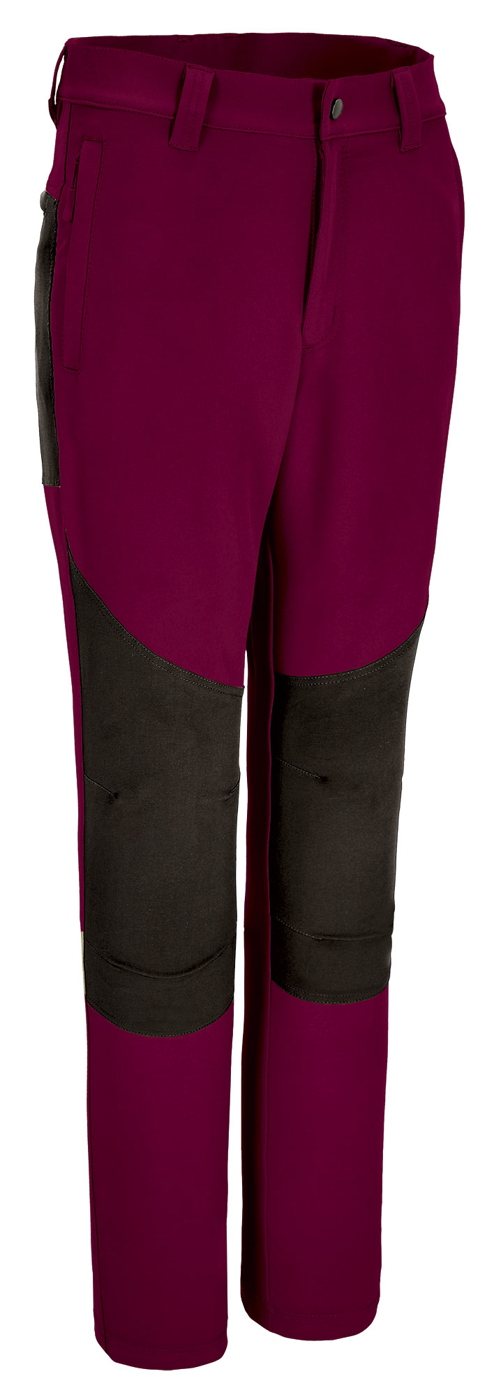PAVAMERTN Trekking trousers MERIDIUM - Μαόνι Μπορντό-Μαύρο