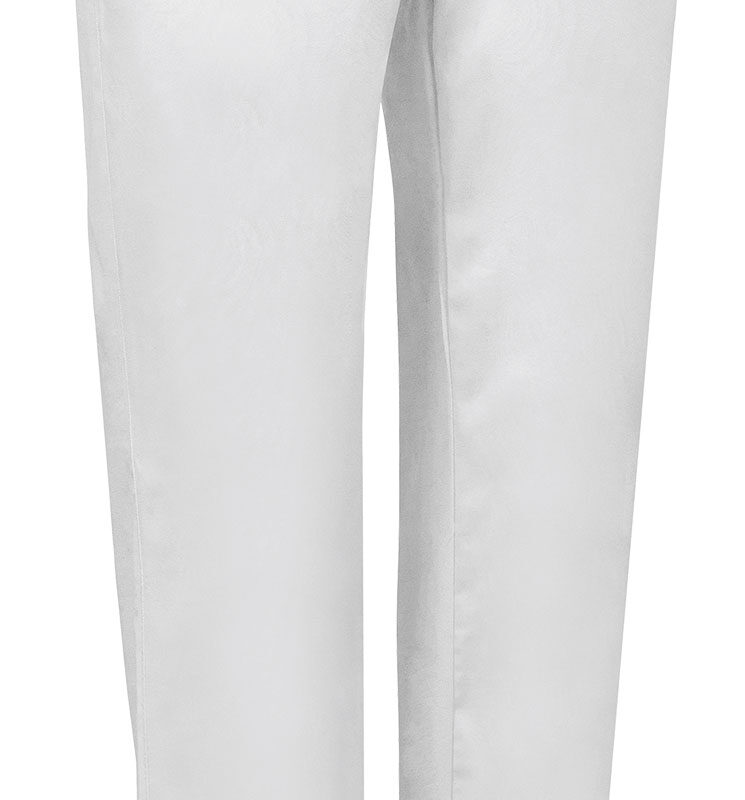 PAVAPASBL Γυναικείο chino trousers PASACALLES - Λευκό