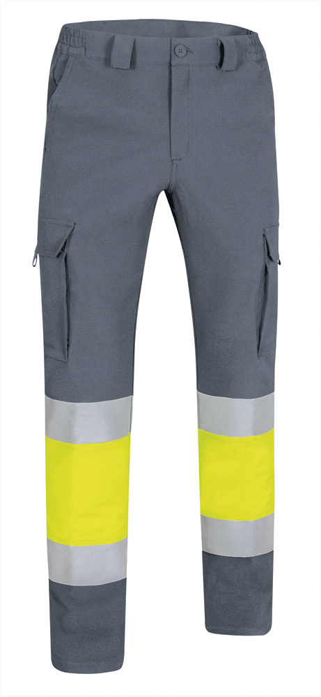 PAVARIGAG Υψηλής ορατότητας Trousers RIGEL - Fluo Κίτρινο-Cement Γκρι