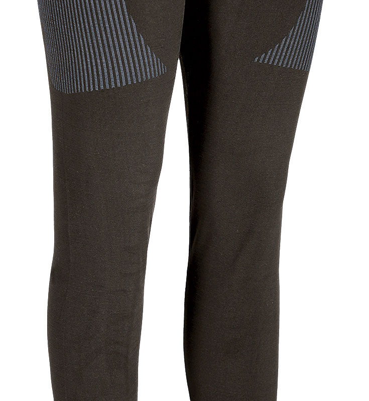 Thermal pants ROOT - Μαύρο-Cement Γκρι