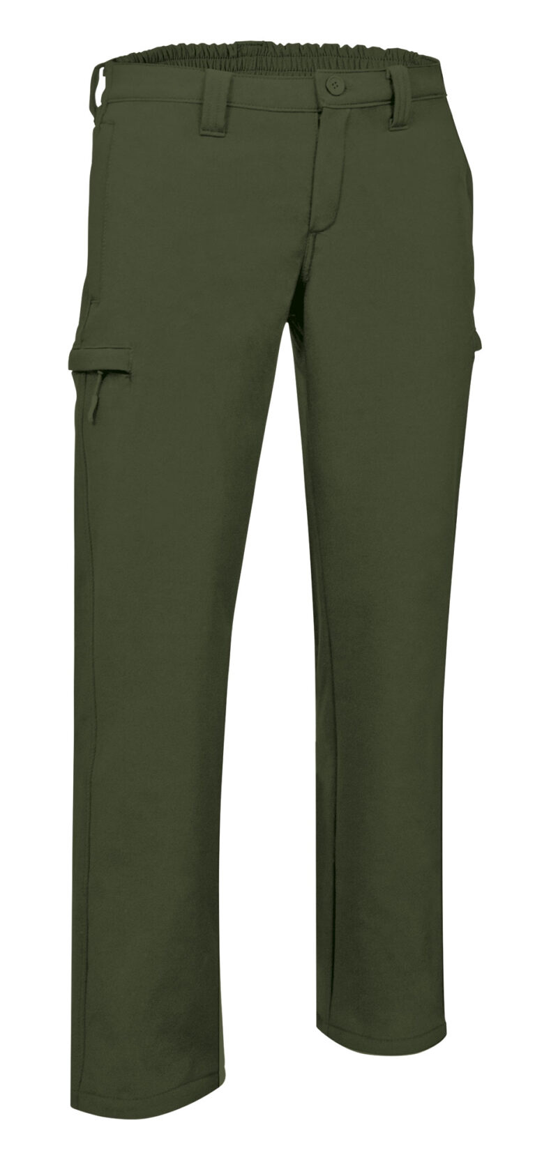 PAVARUGKK Softshell trousers RUGO - Χακί πράσινο