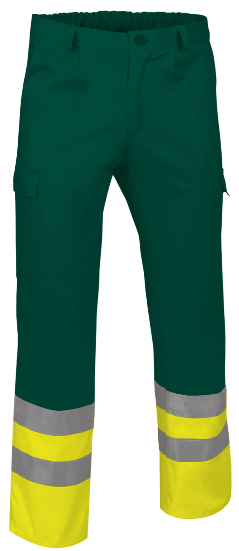 PAVATRAAB Υψηλής ορατότητας Trousers TRAIN - Fluo Κίτρινο-Πράσινο Μπουκαλί
