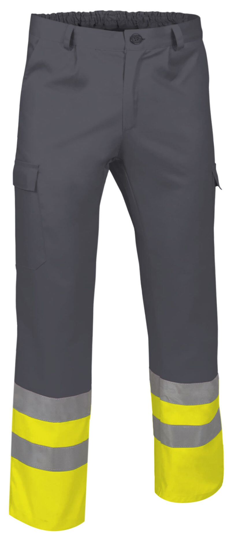 Υψηλής ορατότητας Trousers TRAIN - Fluo Κίτρινο-Charcoal Γκρι