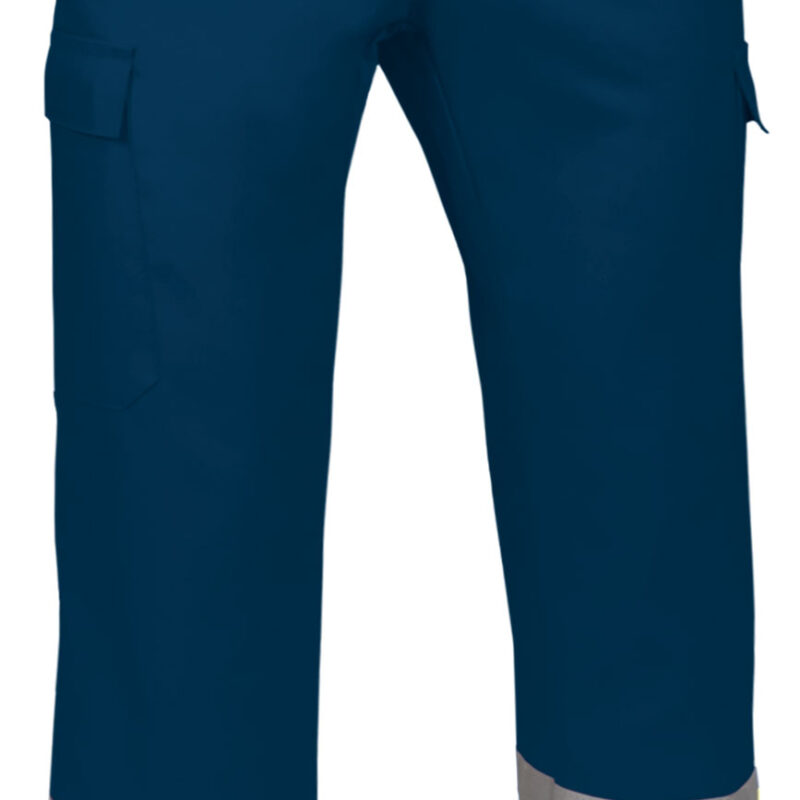 Υψηλής ορατότητας Trousers TRAIN - Fluo Κίτρινο-Orion Μπλε σκούρο Μπλε
