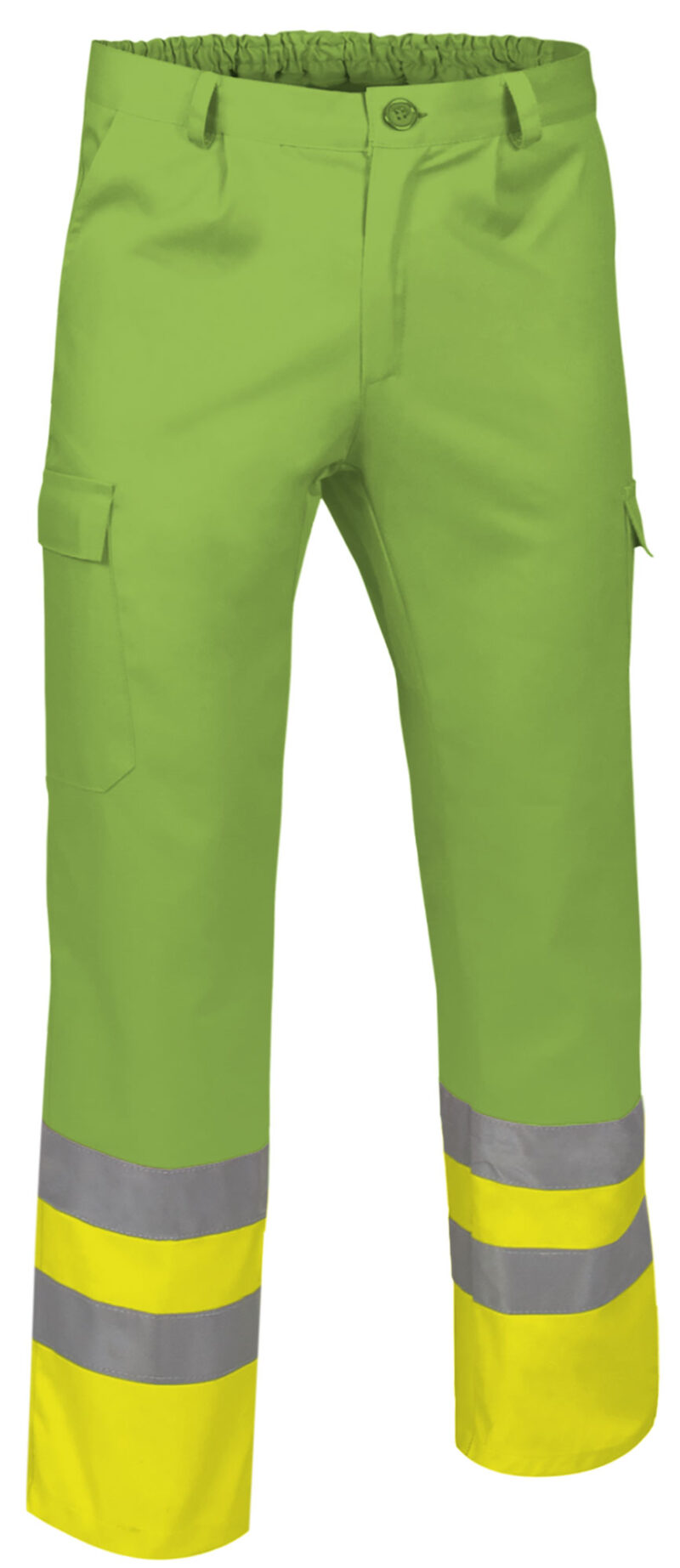 Υψηλής ορατότητας Trousers TRAIN - Fluo Κίτρινο-Μήλο Πράσινο