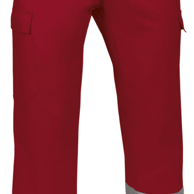 Υψηλής ορατότητας Trousers TRAIN - Fluo Κίτρινο-Lotto Κόκκινο