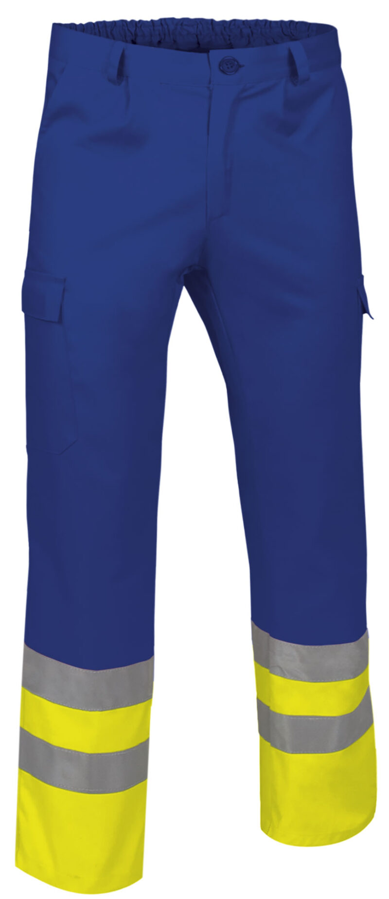 PAVATRAAZ Υψηλής ορατότητας Trousers TRAIN - Fluo Κίτρινο-Bluish Μπλε