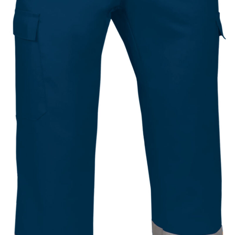 Υψηλής ορατότητας Trousers TRAIN - Fluo Πορτοκαλί-Orion Μπλε σκούρο Μπλε