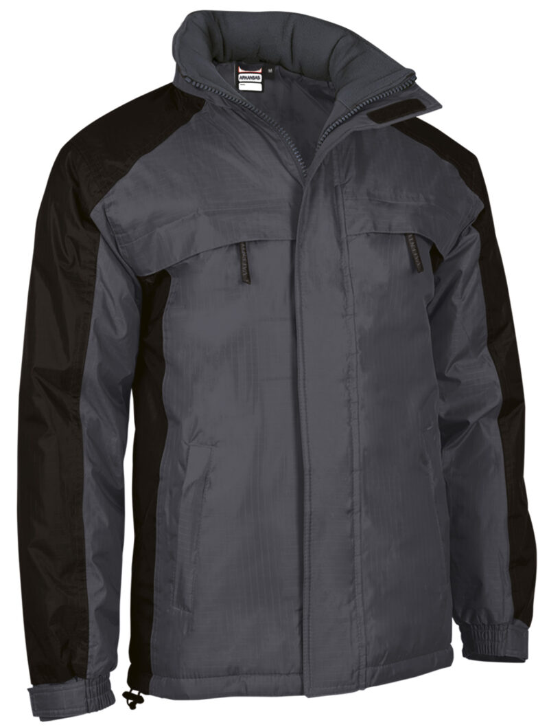PKVAARKGN Parka ARKANSAS - Charcoal Γκρι-Μαύρο