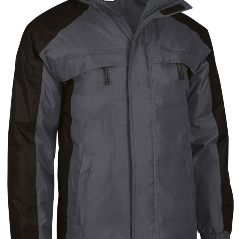 Parka ARKANSAS - Charcoal Γκρι-Μαύρο