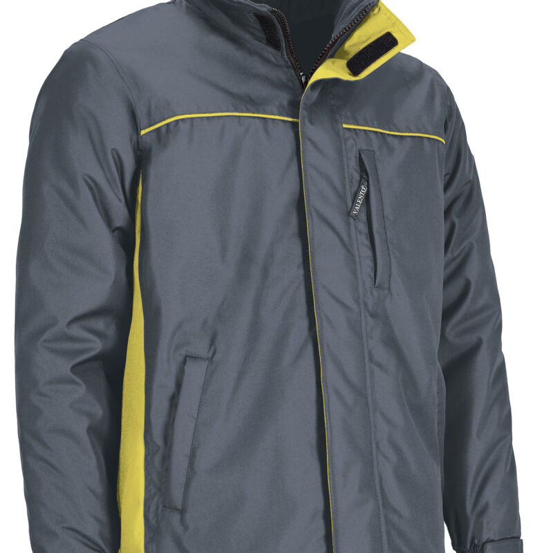 PKVATHUGA Parka THUNDER - Cement Γκρι-Λεμονί Κίτρινο