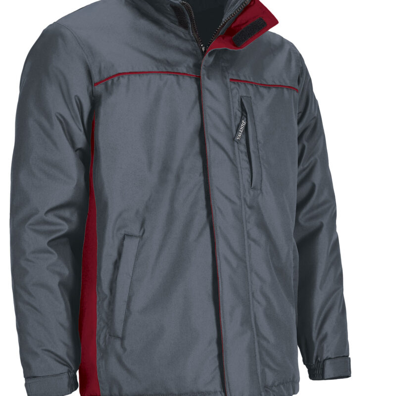PKVATHUGR Parka THUNDER - Cement Γκρι-Lotto Κόκκινο