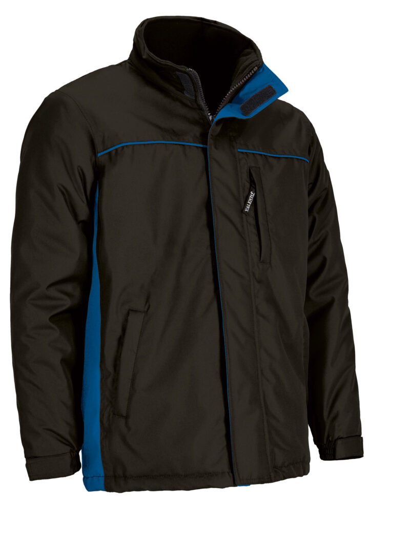 PKVATHUNY Parka THUNDER - Μαύρο-Ρουά Μπλε