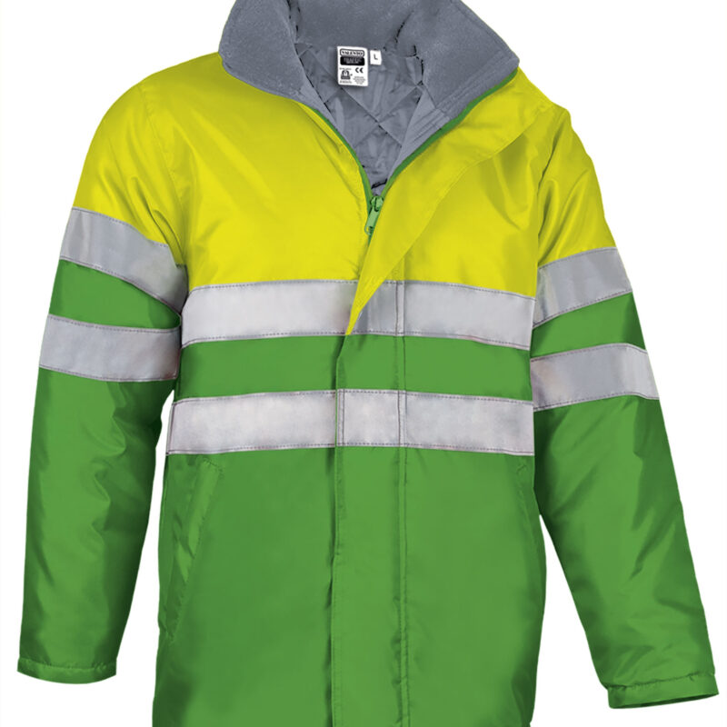 PKVATRAAP Υψηλής ορατότητας Parka TRAFFIC - Fluo Κίτρινο-Μήλο Πράσινο